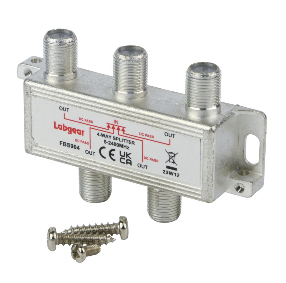 Labgear 4Way Splitter Screwfix
