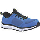 Amblers 718   Safety Trainers Blue Size 7