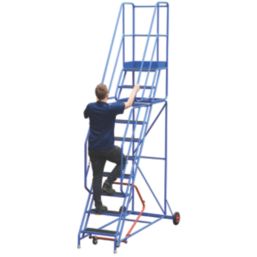 TB Davies Mobile Steel 10-Treads  Safety Steps 2.5m