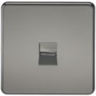 Knightsbridge SF7300BN Master Telephone Socket Black Nickel