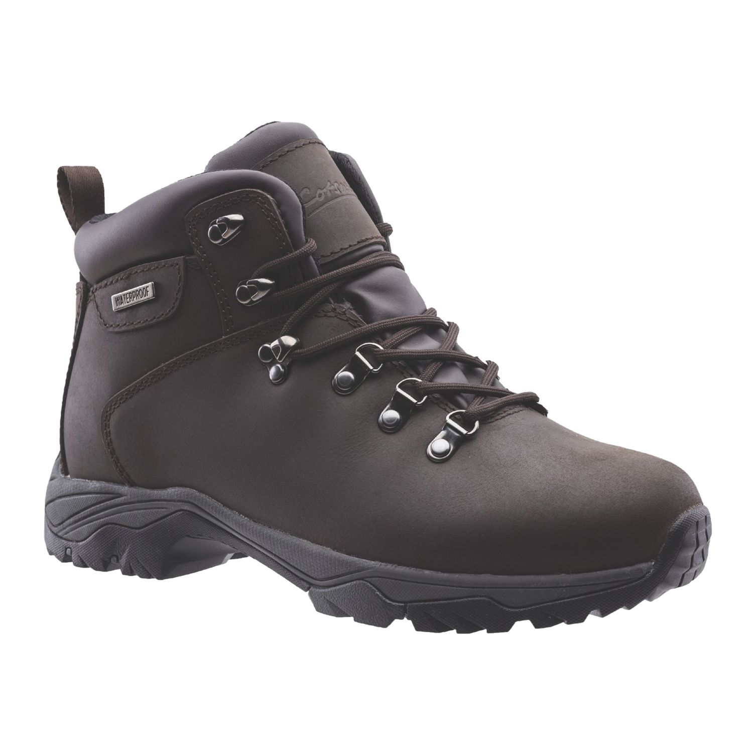 Cotswold Nebraska Hiker Size 8 Dark Brown Waterproof Non Safety Work Boots (940XE)