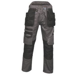 Regatta Execute Holster Work Trousers Iron 40" W 31" L