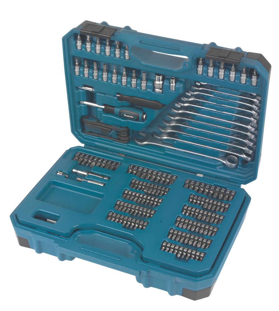 Makita Maintenance Bit & Hand Tool Set 221 Pieces Screwfix
