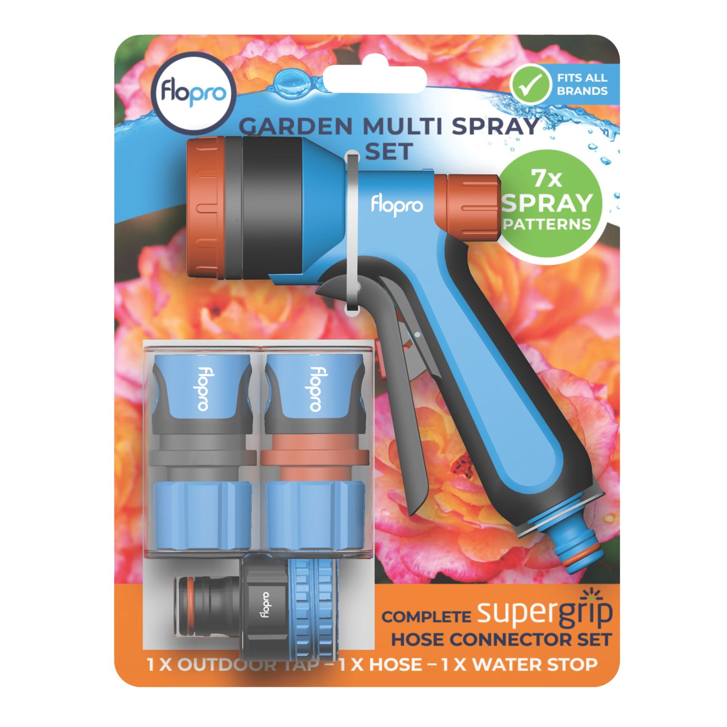 Flopro Watering Spray Gun Starter Set 4 Pieces (940YU)