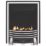 Focal Point Elysee Chrome Rotary Control Gas Inset Flueless Fire 497mm x 620mm