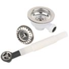 Essentials Stainless Steel Strainer Waste 1 Bowl  90mm