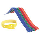 Velcro Brand One-Wrap Assorted Colours Reusable Ties 200mm x 12mm 5 Pack
