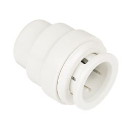 JG Speedfit  Plastic Push-Fit Stop Ends 15mm 2 Pack