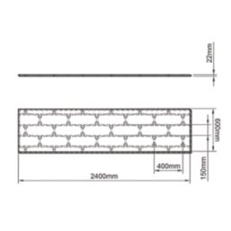 Warmup VLo Econna-12 Underfloor Heating Universal Panel  2400mm x 600mm x 22mm