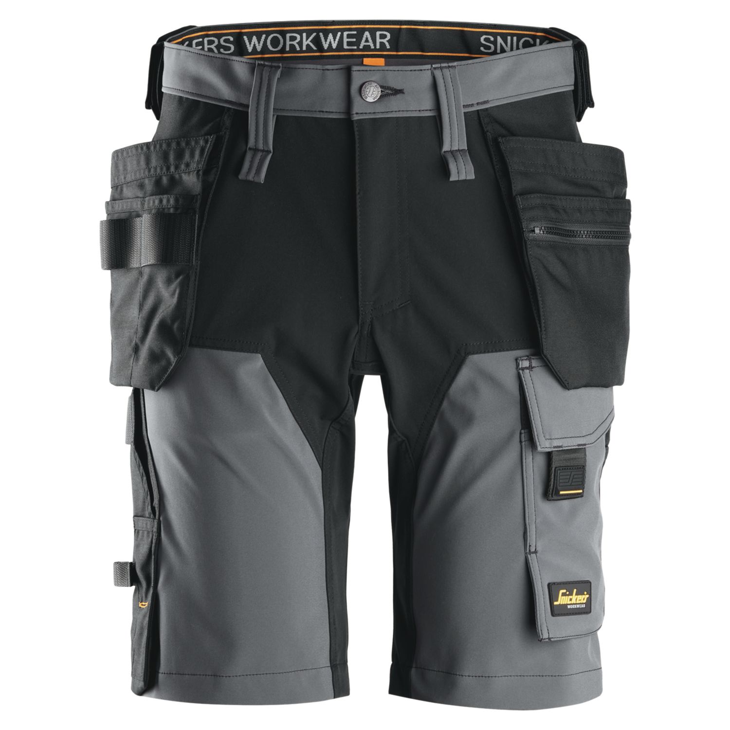 Snickers 6175 Stretch Work Shorts Steel Grey / Black 36" W (941AF)