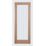 1-Clear Light Unfinished Oak Wooden Cottage Internal Door 1981mm x 762mm