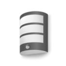 Philips Python Outdoor LED Wall Light With PIR Sensor Anthracite 6W 500lm