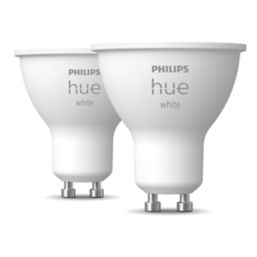 Philips Hue   GU10 LED Smart Light Bulb 5.2W 400lm 2 Pack