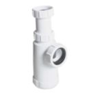 Flomasta  Telescopic Bottle Trap White 40mm