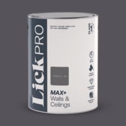 LickPro Max+ 5Ltr Purple 10 Eggshell Emulsion  Paint