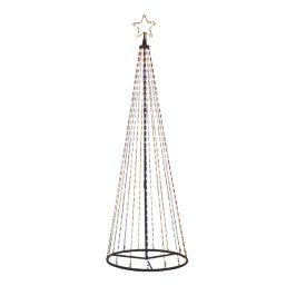LED Indoor & Outdoor Variable White Light Up Christmas Cone Tree