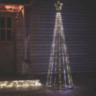 LED Indoor & Outdoor Variable White Light Up Christmas Cone Tree