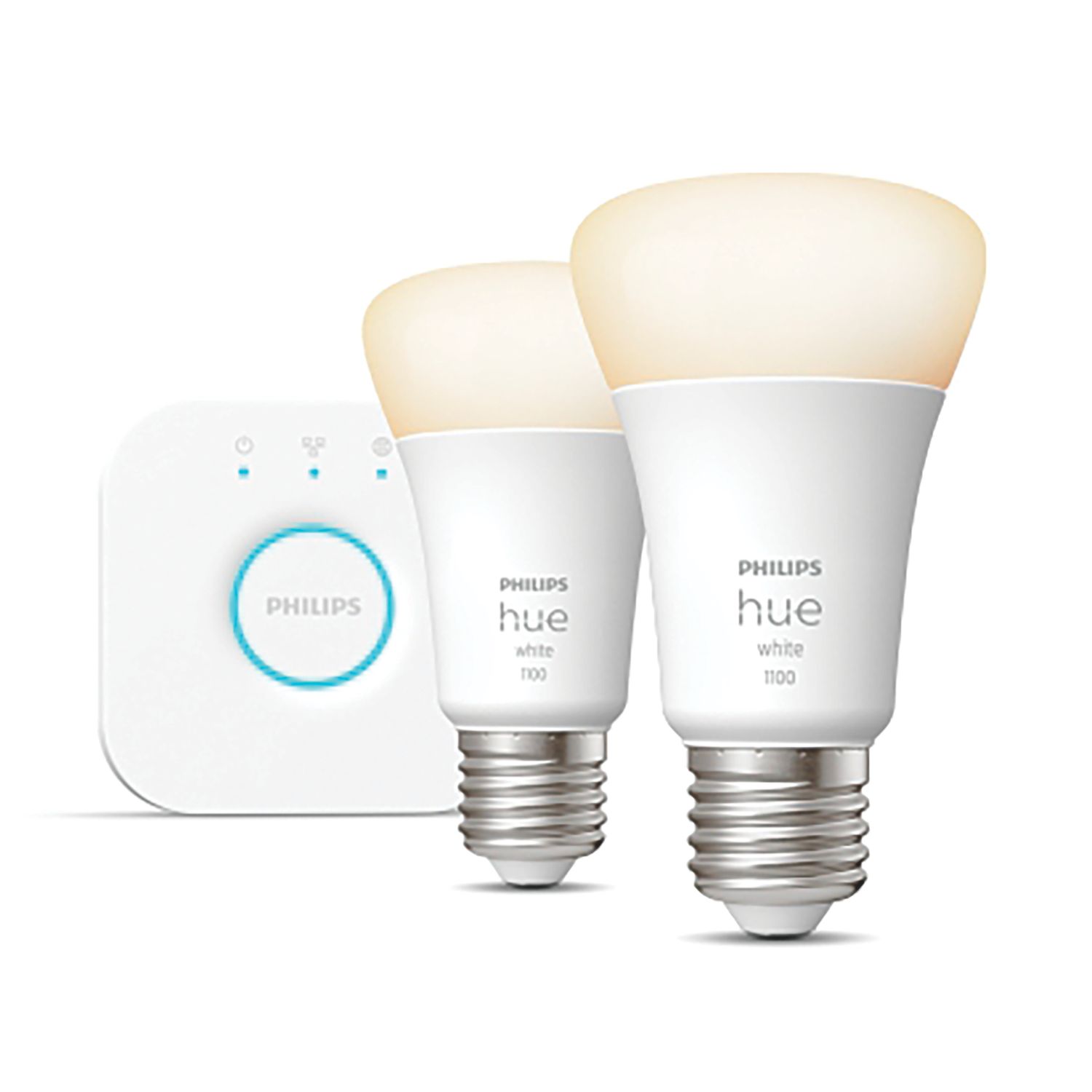 Philips Hue E27 A19 LED Smart Lighting Starter Kit 9W 806lm 2 Pack (941PP)