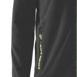 Blaklader  Microfleece Jacket Black/Hi-Vis Yellow X Large 43" Chest