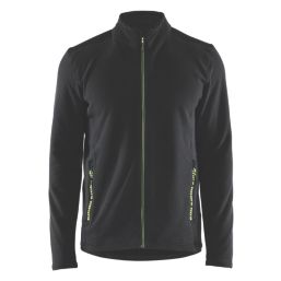 Blaklader  Microfleece Jacket Black/Hi-Vis Yellow X Large 43" Chest