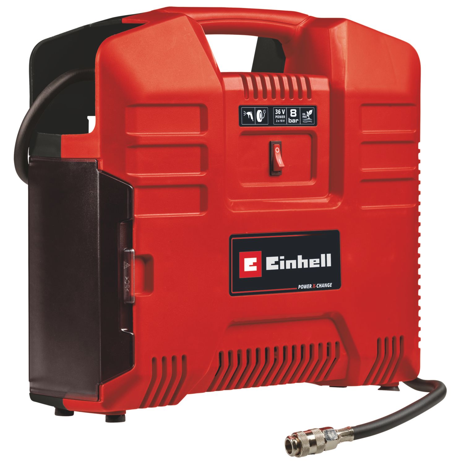 Einhell TE-AC 36/8 Li OF Set-Solo 36 (2x18)V Li-Ion Power X-Change Cordless Portable Compressor - Bare (941TJ)