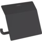 Hansgrohe AddStoris Toilet Roll Holder with Cover Matt Black
