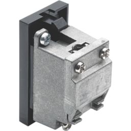 British General  Modular Coaxial TV / FM / DAB Return Socket Black