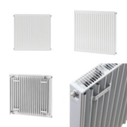 Flomasta 700mm x 600mm 2220BTU White Type 11 Convector Radiator