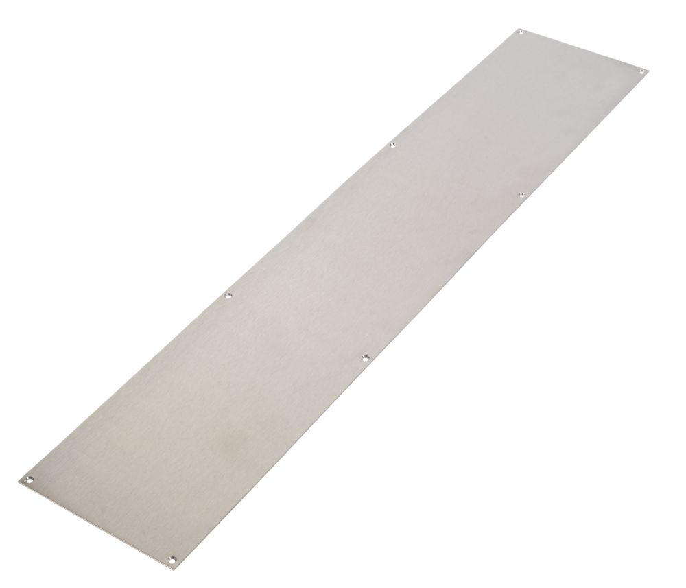 Smooth Kick Plate Satin Stainless Steel 765mm x 152mm