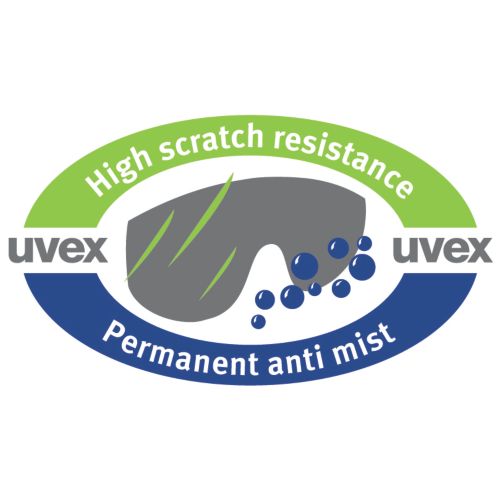 Uvex Pheos clear lens safety glasses
