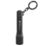 LEDlenser P3R Rechargeable LED Key Ring Torch Black 200lm