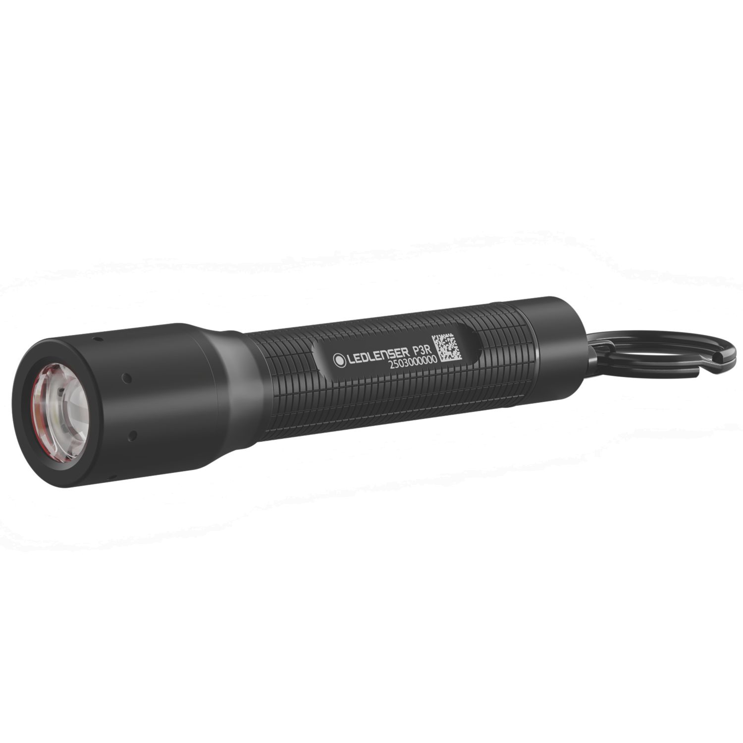 LEDlenser P3R Rechargeable LED Key Ring Torch Black 200lm (942CW)