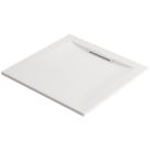 Mira Flight Level Safe Square Shower Tray White 900mm x 900mm x 25mm
