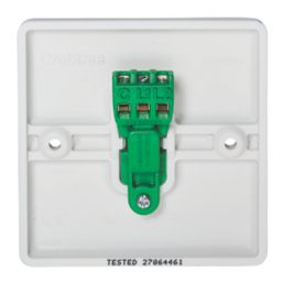 Crabtree Instinct 10AX 1-Gang 2-Way Light Switch  White