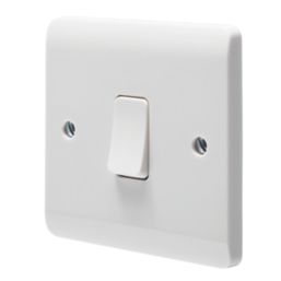 Crabtree Instinct 10AX 1-Gang 2-Way Light Switch  White