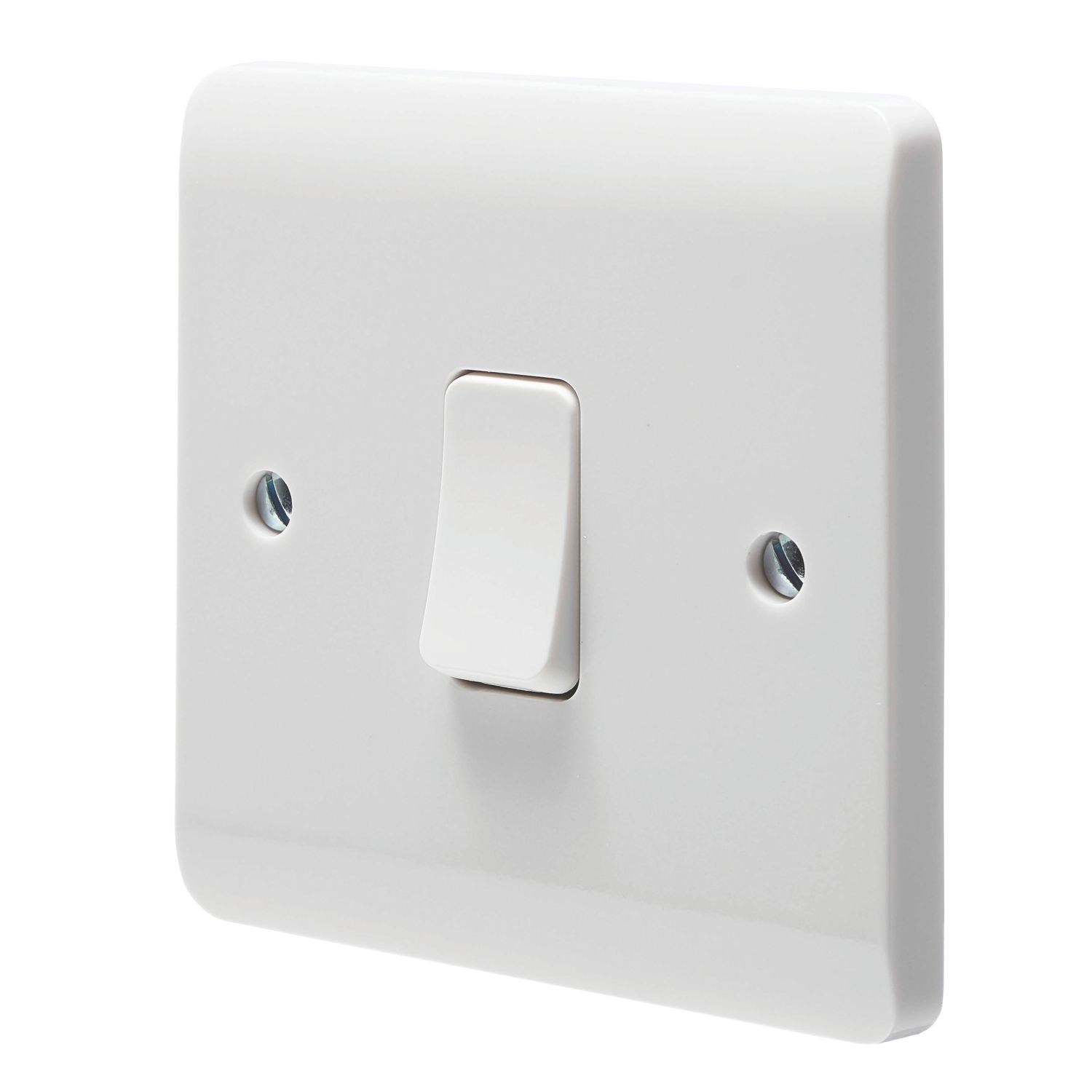 Crabtree Instinct 10AX 1-Gang 2-Way Light Switch White (942HV)