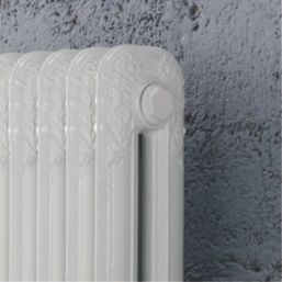 Arroll 794mm x 1009mm 5325BTU White Cast Iron 2 Column Radiator