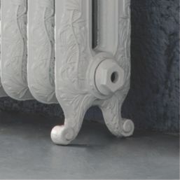 Arroll 794mm x 1009mm 5325BTU White Cast Iron 2 Column Radiator