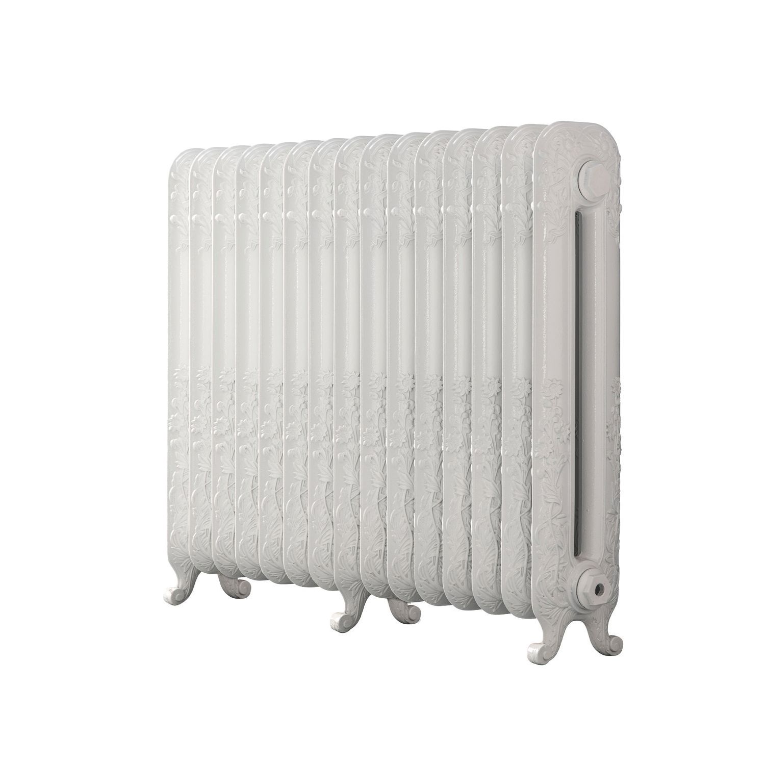 Arroll 794mm x 1009mm 5325BTU White Cast Iron 2 Column Radiator (942KY)