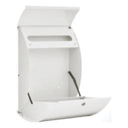 Burg-Wachter Riviera Post Box White Metallic