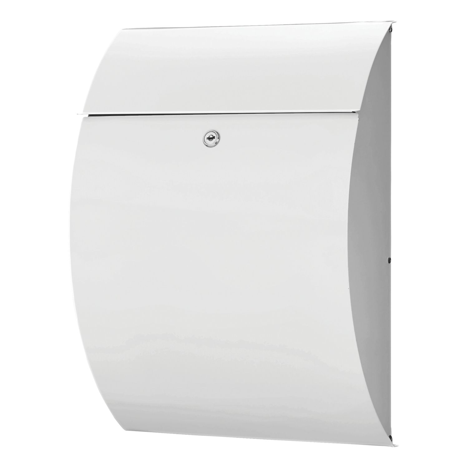 Burg-Wachter Riviera Post Box White Metallic (942PH)