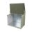 Trimetals Stowaway 4' 6" x 3' (Nominal) Pent Metal Tool Store with Base Olive/Moorland Green
