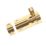 Smith & Locke Barrel Door Bolt Polished Brass 63mm