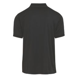 Regatta Navigate Short Sleeve Polo Shirt Black/Seal Grey 3X Large 50" Chest