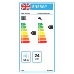 Ideal Heating Logic+ Combi2 C24 Gas Combi Boiler  White