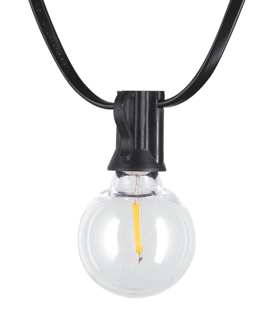 TCP 10m Indoor & Outdoor LED Filament Festoon Lights 8W Screwfix