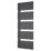 Ximax Watson Open 1675mm x 600mm 2689BTU Anthracite Vertical Towel Radiator