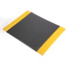 COBA Orthomat Premium Bubble Anti-Fatigue Floor Mat Black / Yellow 900mm x 600mm x 16mm