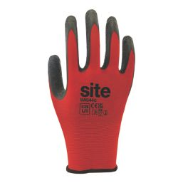 Site SWG440 Safety Gloves Red / Black Large