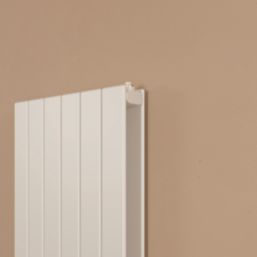 Flomasta  1800mm x 433mm 4756BTU White Vertical Designer Radiator
